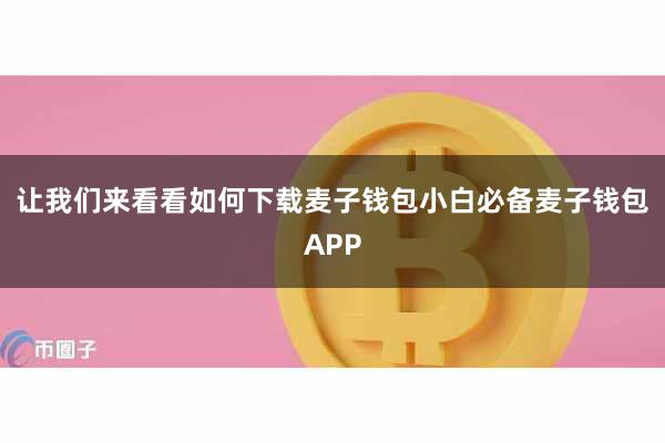 让我们来看看如何下载麦子钱包小白必备麦子钱包APP