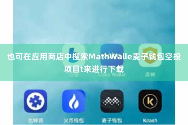 也可在应用商店中搜索MathWalle麦子钱包空投项目t来进行下载