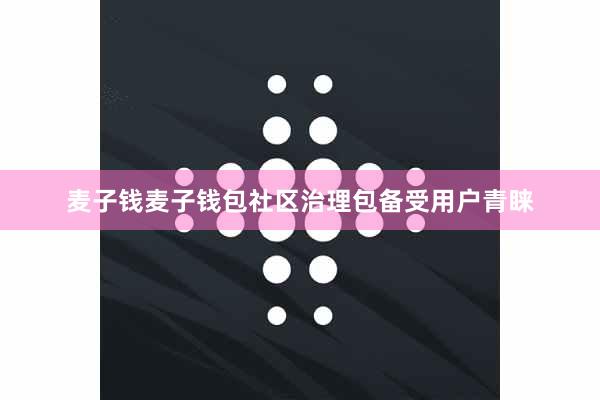 麦子钱麦子钱包社区治理包备受用户青睐