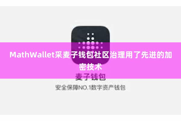 MathWallet采麦子钱包社区治理用了先进的加密技术